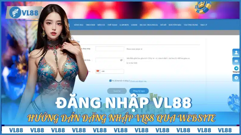 Hướng dẫn đăng nhập VL88 qua Website